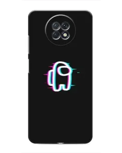 Чехол для Xiaomi Redmi Note 9T с картинкой «Among Us неон»