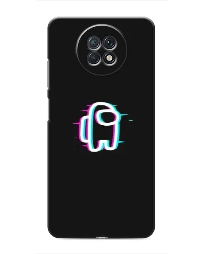Чехол для Xiaomi Redmi Note 9T с картинкой «Among Us неон»