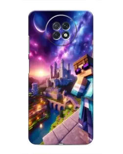 Чехол для Xiaomi Redmi Note 9T с картинкой «Стив и космос»