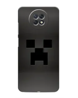 Чехол для Xiaomi Redmi Note 9T с картинкой «Черный крипер градиент»