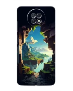 Чехол для Xiaomi Redmi Note 9T с картинкой «Вид из пещеры»