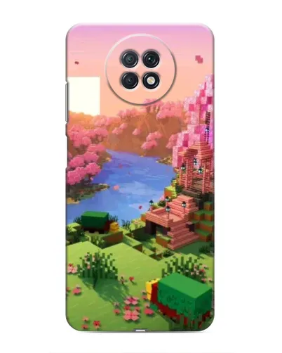Чехол для Xiaomi Redmi Note 9T с картинкой «Розовое дерево Minecraft» Чехол для Xiaomi Redmi Note 9T с картинкой «Розовое дерево Minecraft»