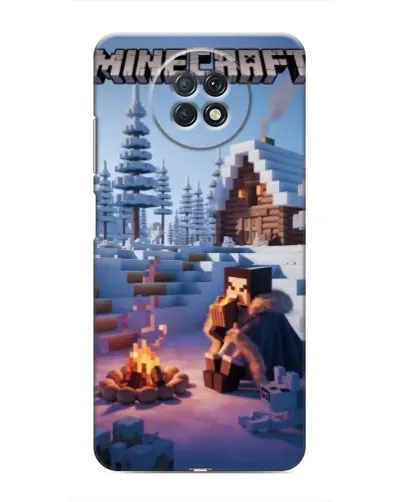 Чехол для Xiaomi Redmi Note 9T с картинкой «Зимний Minecraft» Чехол для Xiaomi Redmi Note 9T с картинкой «Зимний Minecraft»