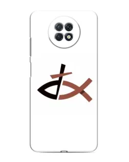 Чохол для Xiaomi Redmi Note 9T з картинкою «Риба та хрест»