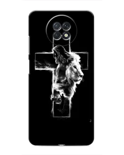 Чохол для Xiaomi Redmi Note 9T з картинкою «Сяючий хрест Jesus»