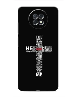 Чохол для Xiaomi Redmi Note 9T з картинкою «Текстовий хрест»