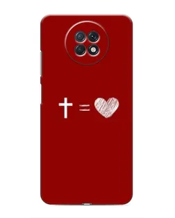 Чохол для Xiaomi Redmi Note 9T з картинкою «Рівняння любові»