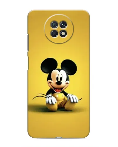 Чохол для Xiaomi Redmi Note 9T з картинкою «Міккі на жовтому»