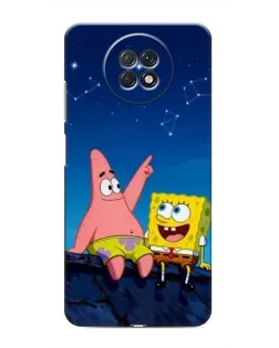 Чохол для Xiaomi Redmi Note 9T з картинкою «Губка Боб та Патрік вночі» Чохол для Xiaomi Redmi Note 9T з картинкою «Губка Боб та Патрік вночі»