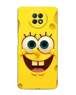 Чохол для Xiaomi Redmi Note 9T з картинкою «Губка Боб посмішка»