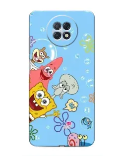 Чохол для Xiaomi Redmi Note 9T з картинкою «Веселі бульбашки»