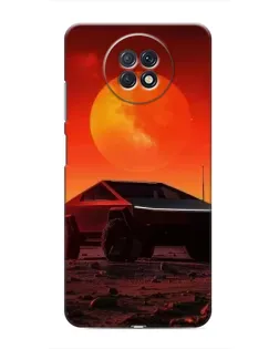 Чехол для Xiaomi Redmi Note 9T с картинкой «Cybertruck на Марсе»