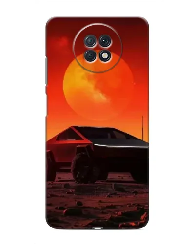Чехол для Xiaomi Redmi Note 9T с картинкой «Cybertruck на Марсе»