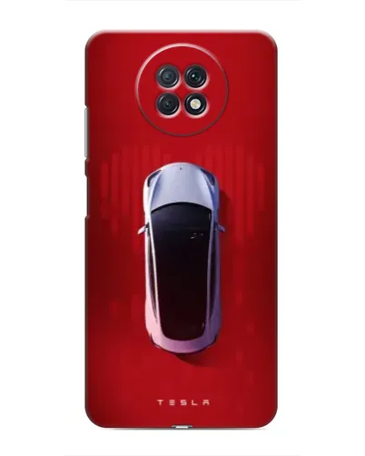 Чехол для Xiaomi Redmi Note 9T с картинкой «Tesla Top View»