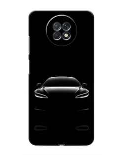 Чехол для Xiaomi Redmi Note 9T с картинкой «Силуэт Tesla Night»