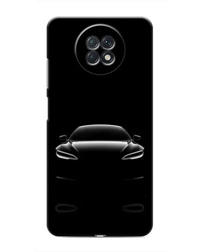 Чехол для Xiaomi Redmi Note 9T с картинкой «Силуэт Tesla Night»