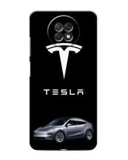 Чехол для Xiaomi Redmi Note 9T с картинкой «Tesla Model Y»