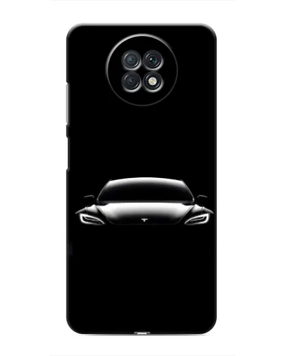 Чехол для Xiaomi Redmi Note 9T с картинкой «Фары Tesla Night»