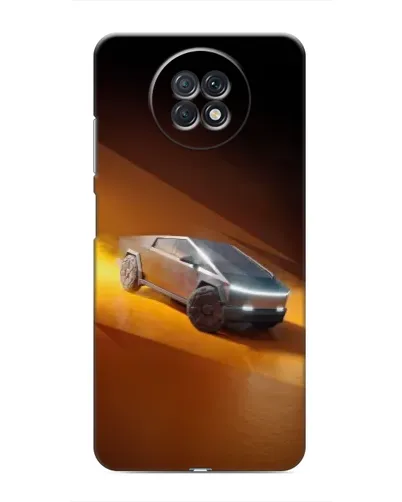 Чехол для Xiaomi Redmi Note 9T с картинкой «Cybertruck в пустыне»