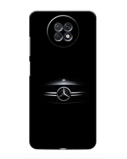 Чехол для Xiaomi Redmi Note 9T с картинкой «Mercedes — абстрактные линии»