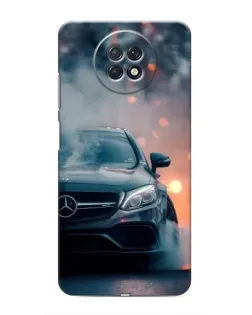 Чехол для Xiaomi Redmi Note 9T с картинкой «Mercedes — ночной город»
