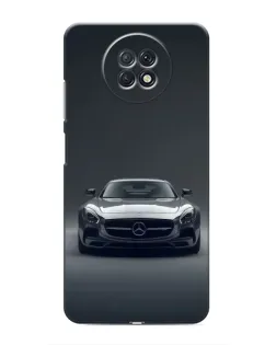 Чехол для Xiaomi Redmi Note 9T с картинкой «Mercedes на черном»