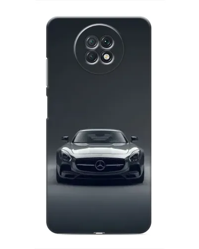 Чехол для Xiaomi Redmi Note 9T с картинкой «Mercedes на черном»