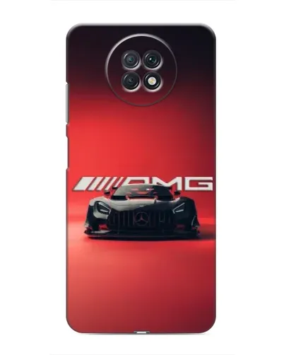 Чехол для Xiaomi Redmi Note 9T с картинкой «Mercedes AMG — красная линия»