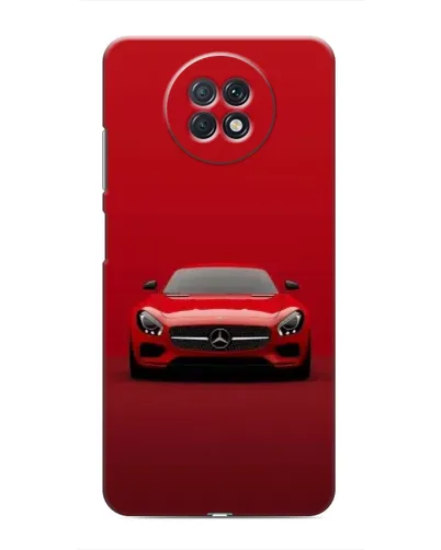 Чехол для Xiaomi Redmi Note 9T с картинкой «Красный Mercedes AMG»