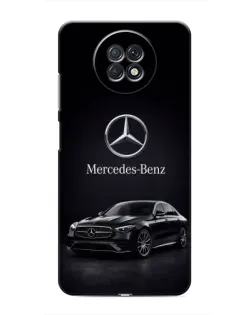 Чехол для Xiaomi Redmi Note 9T с картинкой «Mercedes — решетка радиатора»