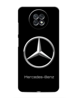 Чехол для Xiaomi Redmi Note 9T с картинкой «Mercedes Silver Logo»