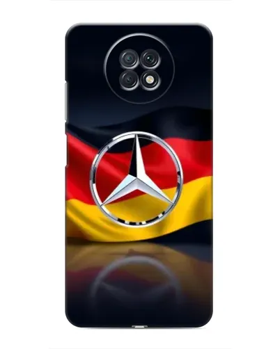 Чехол для Xiaomi Redmi Note 9T с картинкой «Mercedes — флаг Германии»