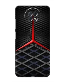 Чехол для Xiaomi Redmi Note 9T с картинкой «Mercedes Carbon Grid»