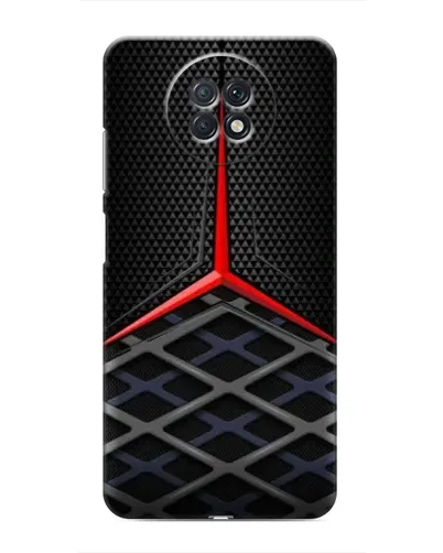 Чехол для Xiaomi Redmi Note 9T с картинкой «Mercedes Carbon Grid»