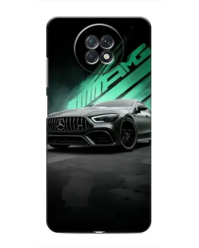 Чехол для Xiaomi Redmi Note 9T с картинкой «Темный Mercedes AMG»