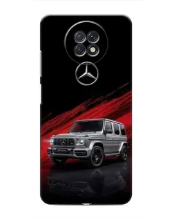Чехол для Xiaomi Redmi Note 9T с картинкой «Mercedes G-Class красный»