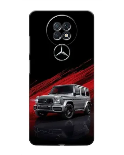 Чехол для Xiaomi Redmi Note 9T с картинкой «Mercedes G-Class красный»
