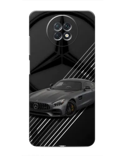 Чехол для Xiaomi Redmi Note 9T с картинкой «Mercedes AMG — графика»