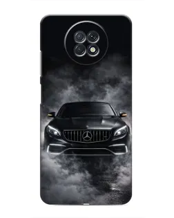 Чехол для Xiaomi Redmi Note 9T с картинкой «Mercedes в дыму»