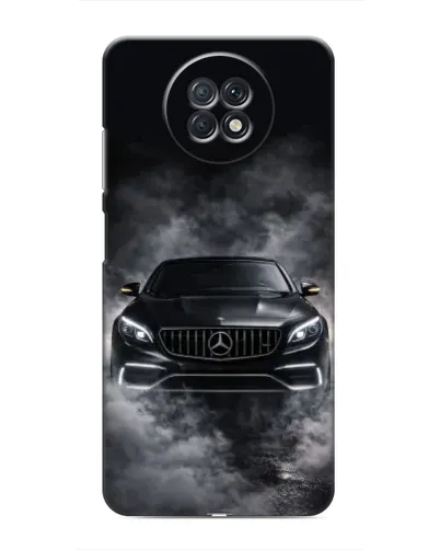 Чехол для Xiaomi Redmi Note 9T с картинкой «Mercedes в дыму»