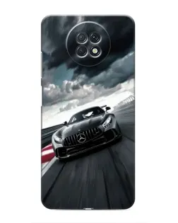 Чехол для Xiaomi Redmi Note 9T с картинкой «Гоночный Mercedes AMG»