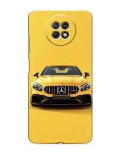 Чехол для Xiaomi Redmi Note 9T с картинкой «Желтый Mercedes GT»