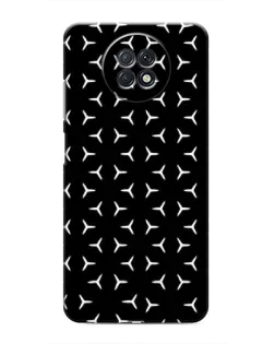 Чохол для Xiaomi Redmi Note 9T з картинкою «Mercedes паттерн зірок»