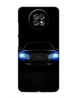 Чехол для Xiaomi Redmi Note 9T с картинкой «Audi в неоне»