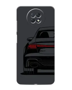 Чехол для Xiaomi Redmi Note 9T с картинкой «Задняя часть Audi — арт»