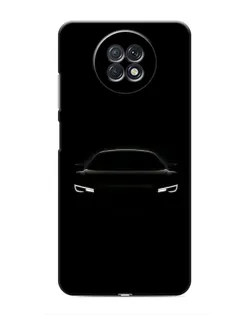 Чехол для Xiaomi Redmi Note 9T с картинкой «Взгляд Audi в темноте»