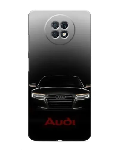 Чехол для Xiaomi Redmi Note 9T с картинкой «Audi — градиентный контур»