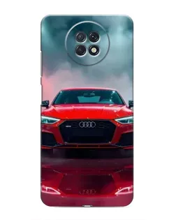 Чехол для Xiaomi Redmi Note 9T с картинкой «Audi RS — красный стиль»