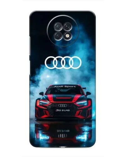 Чехол для Xiaomi Redmi Note 9T с картинкой «Audi Sport — неон»