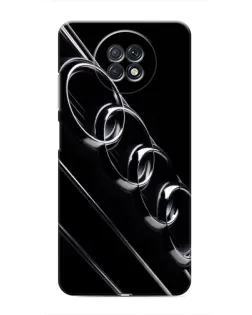 Чехол для Xiaomi Redmi Note 9T с картинкой «Audi — абстрактные кольца»